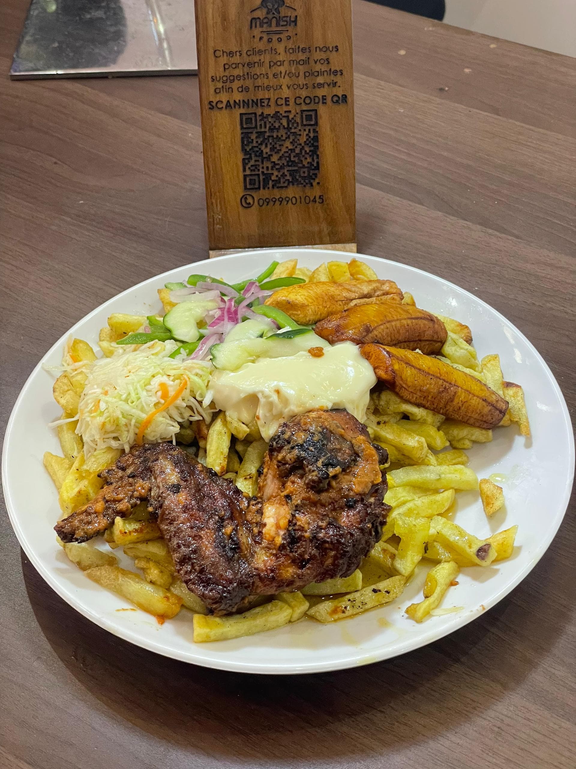 Frites Morceau Poulet